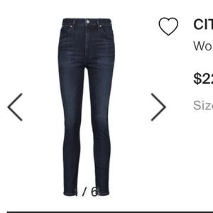 NWT never worn Chrissy high waisted jeans in Serona by citizens of humanity